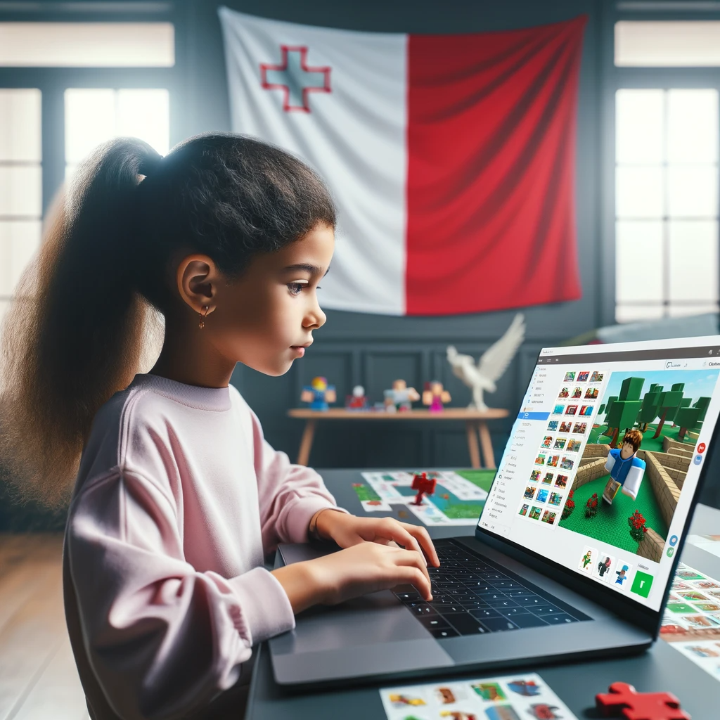 Child learning coding through fun game play.